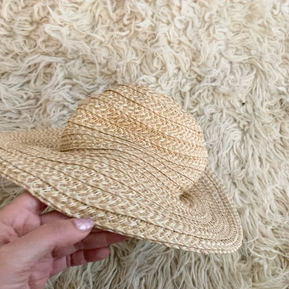 Melrose and Market | Adjustable Sun Hat One Size Beige